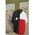 Texas Flag Short Sleeve Twill Shirt